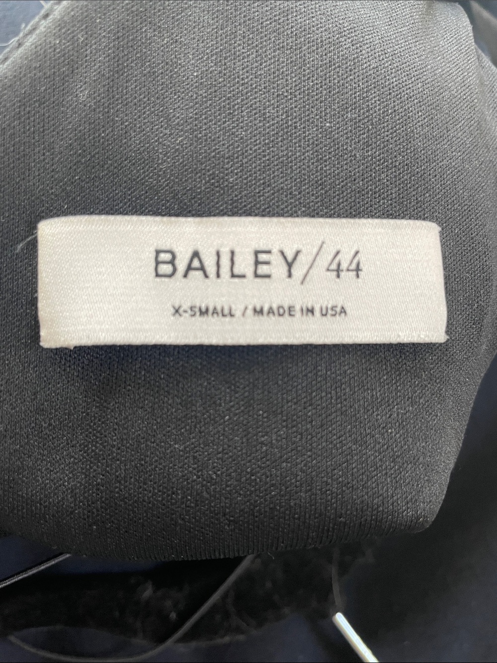 Bailey 44 Black V-Neck Sleeveless Midi Dress